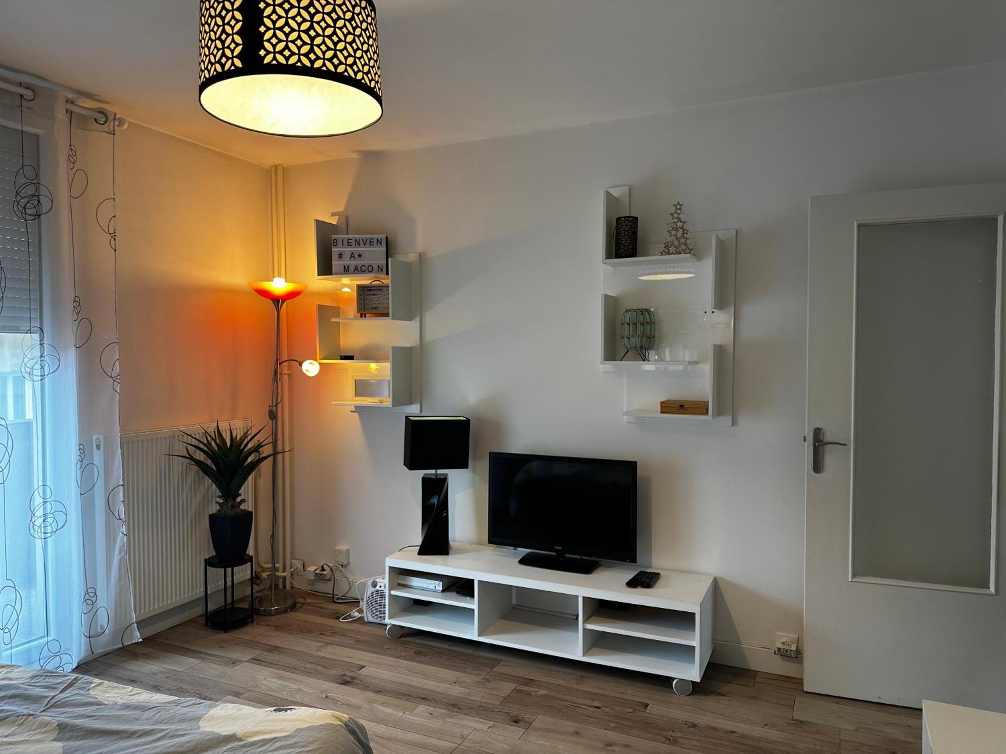 Charmant Appartement T1 Mâcon Екстериор снимка